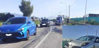 Battipaglia. Via Torre dei Mussi, perde il controllo della Micra e si schianta contro un muretto
