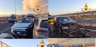 Battipaglia. Incidente sulla rampa autostradale, 7 persone finiscono in ospedale