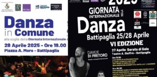 Battipaglia. Il 27 e il 28 aprile, VI^ edizione della Giornata Internazionale della Danza