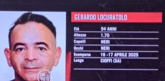 Battipaglia. Locuratolo, un anno nel nulla: il mistero di Gerardo resta un giallo senza fine