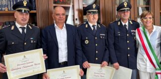 Battipaglia. Arrestarono un pericoloso criminale, attestato di benemerenza per 5 poliziotti