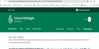 Battipaglia. Aggiornamento PIAO su “Rischi corruttivi e trasparenza” al Comune, osservazioni fino all’8 gennaio 2026