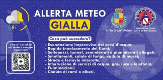 Oggi maltempo, allerta gialla della Protezione Civile fino alle 20 di stasera