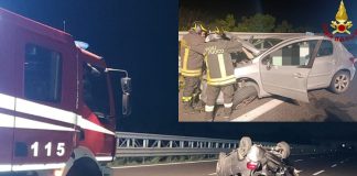 Grave incidente sulla A2: auto si ribalta dopo lo scontro, tre feriti d’urgenza all’ospedale di Battipaglia