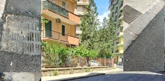 Battipaglia. Lavori nel centro urbano, l’asfalto “cancella” i marciapiedi. Scatta la protesta dei cittadini