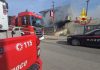 Eboli, incendio al Panda Store di via Cupe: evacuata una palazzina