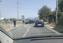 Incidente all’Aversana, scontro tra due auto all’incrocio tra SP 312 e via Tempa delle Craste