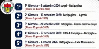 Battipagliese: pubblicati i calendari. Esordio ad Angri, si chiude ad Apice