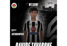 Battipagliese, ufficiale l’arrivo del giovane centrocampista Davide Tavarone