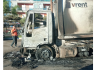 Battipaglia. Paura sulla SS18: automezzo dei rifiuti prende fuoco (vedi foto)