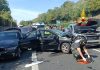 Inferno sul Raccordo Salerno-Avellino: maxi-tamponamento a Lancusi, sette feriti gravi e autostrada chiusa