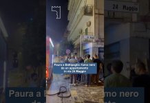 Paura a Battipaglia: fumo nero da un appartamento in via 24 Maggio (video)