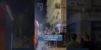 Paura a Battipaglia: fumo nero da un appartamento in via 24 Maggio (video)